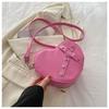 Bolsa pequena Love para mulheres, nova moda 2024, casual, personalizada, com formato de coração, bolsa de ombro transversal com design de nicho