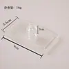 Caja de plástico ps tapa de bambú tapa de madera de alto valor frasco de almacenamiento para bastoncillos de algodón caja de almacenamiento nan bambú tapa transparente de alta definición almacenamiento