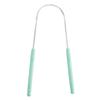 Limpiador lingual especial transfronterizo de acero inoxidable 304 raspador lingual en forma de Y de acero inoxidable con mango único raspador lingual en forma de U