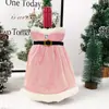 Nova Capa de Garrafa de Vinho de Natal Tricotada Chapéu de Velho Sem Rosto de Natal para Garrafa de Vinho Decoração de Manga de Vinho Tinto de Velho da Floresta Tricotado