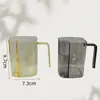Vaso para enjuague bucal de doble capa de color contrastante, Vaso para cepillado de dientes de baño para el hogar con asa, Taza linda para pareja, Vaso para cepillado de dientes resistente a caídas
