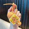 Chaveiro Microfone de Gravação Panda Cartão Capivara Microfone que Faz Som Brinquedo Pingente Máquina de Garra Pequeno Presente Atacado