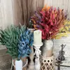 Galhos e Folhas de Plantas Verdes Artificiais para Arranjos Florais, Decorações de Corredor de Casamento e Montagem de Fundo de Casamento