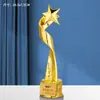 Novo Troféu Criativo de Resina com Cristal para Competições Infantis de Música, Canto e Dança, Medalha de Prêmio Especial para o Dia das Crianças