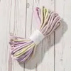 Corda de Algodão Colorida com Núcleo Gradiente Corda com Núcleo Gradiente 3mm*10M Corda Trançada Colorida com Núcleo Gradiente para Macramê