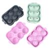 Molde de Hóquei no Gelo de Silicone Spot Grande 6-grade Redondo Whiskey Bola de Hóquei no Gelo Reutilizável Molde de Gelo para Casa