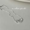 Pulsera de Plata de Ley S925 Coreana con Diamantes Nariz de Cerdo para Mujer Moda de Alta Gama Versátil Lujo Accesible Nicho Ins Joyería de Mano