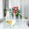 Decoración de etiqueta para copa de vino de fiesta navideña transfronteriza TX, decoración acrílica de Papá Noel y ciervo, suministros al por mayor
