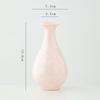Vaso Cerámico Shumen Rosa Chino con Esmalte Cristalino Decoración para Sala de Estar Lujo Accesible Adornos de Alto Nivel para Arreglos Florales Hidropónicos