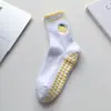 Calcetines de Yoga, Antideslizantes, Especiales para Mujer, Antiolor, Calcetines de Pilates de Media Pantorrilla, Calcetines para Piso de Fitness Deportivo, Combinados con Calcetines Largos Shark Pants