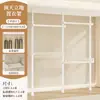 Arara de Roupas de Chão ao Teto de Primeira Linha Quarto Closet Walk-in Suporte de Chão Armário de Armazenamento Telescópico Entrada Haste Simples para Pendurar Roupas Cobertura contra Poeira