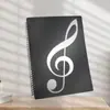 Carpeta de Partituras Musicales A4 Carpeta Transparente Personalizada para Partituras Carpeta de Documentos de Hojas Sueltas A4 Libro de Partituras de Piano No Reflectante