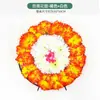 Suministros para Sacrificio del Día de Barrido de Tumbas Corona Simulada Corona Pequeña Flor para Tumba Superior Flor de Seda para Barrido de Tumbas Corona de Flores Artificiales Enredadera