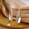 Joyería popular europea y americana al por mayor aretes chapados en plata para mujer de generación internacional europea y americana aretes colgantes de venta caliente de comercio exterior