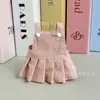 Saia Plissada 15cm Perna Longa Kt Boneca Chorando Roupa de Fantasia Saia Pequena Pingente Roupas de Boneca West Highland Terrier Fantasia Mini Saia
