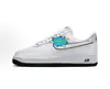 Zapatillas Air Force One de caña baja, unisex, zapatillas deportivas casuales clásicas blanco puro, directo de la fábrica de origen, disponibles para dropshipping