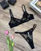 Lencería sexy de estilo francés transfronteriza, lencería de encaje de verano ultradelgada, diseñada para hacer que los pechos grandes parezcan más pequeños y prevenir la flacidez, sujetador de talla grande