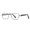 Gafas Originales Anti-Luz Azul 3171 con Varillas Anchas de Alambre Dorado, Montura Pequeña, Populares en Sudamérica, Unisex, Gafas Sin Graduación