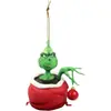 Nuevo Adorno Colgante para Coche de Vacaciones 2026, Original Transfronterizo Verde 2D Árbol de Navidad de Cabello Verde Decoración Acrílica para Coche