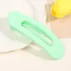 Estilo Simple Pinza de Pato Grande Mate Color Caramelo Versátil Pinza de Una Sola Línea Parte Posterior de la Cabeza Flequillo Pelo Suelto Pinza para el Cabello Tocado