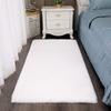 Color Sólido Estilo Crema Burbuja Terciopelo Engrosado Manta de Cabecera Imitación Piel de Conejo Sala de Estar Alfombra Antideslizante Sensación de Felpa Alfombra para Ventana de Bahía de Dormitorio