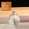 Botella de Vidrio Transparente Espesado para Pudín con Tapa, Botella para Yogur, Botella de Leche, Botella Vacía para Reenvasado de Gelatina, Venta al por Mayor
