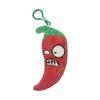 Novo Pingente Girassol Zumbi de Plantas 15 Chaveiro Decoração de Mochila Presente Brinquedo de Pelúcia Transfronteiriço