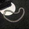 Cadena cubana de corte tridimensional europeo y americano, gargantilla hip hop, cadena cubana para clavícula, collar de cuello para hombre y mujer