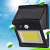 Lámpara de calle 20 LED dividida doble cara tres lados/lámpara de calle para patio exterior inducción corporal humana/lámpara de pared solar