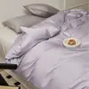 50 piezas de algodón de fibra larga de Xinjiang, para todas las estaciones, algodón puro, color liso, juego de ropa de cama minimalista que incluye sábanas, fundas de almohada, sábanas ajustables y fundas de edredón