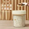 Bolsas de basura con cordón resistentes a la rotura, diseño lindo de conejo, cierre automático, adecuadas para cocinas, dormitorios, oficinas y uso doméstico, rollo grande, bolsas de limpieza universales