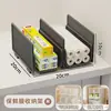 Estante de Almacenamiento para Papel Film, Organizador de Compartimentos para Gabinete, Estante de Almacenamiento Dentro de la Puerta del Gabinete, Suministros de Cocina, Solución de Almacenamiento sin Taladro