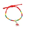 Pulseiras Coloridas de Natal, Pequenos Presentes de Decoração de Natal para Crianças, Pulseiras Trançadas de Natal Fofas, Ajustáveis