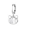 Nuevos Pendientes de Gato Suave y Lindo con Circonita de Verano, Dulce Diseño de Nicho, Exquisitos Pendientes Brillantes con Corte de Diamante de Garra de Gato para Mujer
