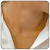 Novo Colar de Corrente Fina Dourada de Múltiplas Camadas da Amazon, Joia com Estilo da Moda, Fashion e Bonito, Simples e Versátil para Mulheres