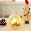 Presente de Natal Presente Pequeno para Crianças Luz Noturna Véspera de Natal Janela Bola de Cristal Atmosfera Ornamento de Mesa Decorações