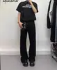 Pantalones Casuales de Caída Otoñales para Hombre Moda Retro Japonesa Color Sólido Adelgazantes Alargadores de Piernas Micro Flare Trendy
