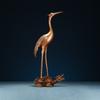 Grifo de Cobre Tongxinxiang Adorno de Tortuga y Grulla para Decoración de Piso para Hogar y Oficina, Artesanía para Decoración de Vestíbulo