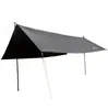 Toldo Cola Preta Espaço Super Grande Impermeável Proteção UV Protetor Solar Hexagonal Toldo Cola Preta Tenda Acampamento ao Ar Livre