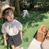 Comercio Exterior Ropa para Niños al Mayoreo Trajes para Niñas Verano Niñitas Bordado Cuello de Muñeca Tops y Shorts Monos Dropshipping