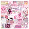 ColecciónJuego completo de pegatinas de citas inspiradoras transfronterizas para decoración personalizada DIY de botellas de agua y fundas de teléfono, venta al por mayor