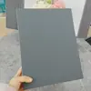 Pasta com Encadernação em Espiral, Capa Dura em Couro, Formato A4, com Folhas Soltas, em Estoque, Livro para Armazenamento de Amostras de Tecido com 3 Furos, Livro de Amostras de Cartões Coloridos, Livro de Amostras de Tecido em Branco