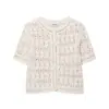 Ropa de Mujer al por Mayor Transfronteriza Nuevo Estilo Europeo y Americano Cuello Redondo Diseño de Color Sólido Nicho Elegante Tejidos 8082001