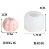 Molde de Silicone para Vela de Abóbora Caveira Engraçada de Halloween Ornamento de Vela Caixão com Rosto de Três Fantasmas de Terror