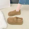 Otoño 2026 Nuevos Zapatos Birkenstock de Suela Gruesa para Aumentar Altura Totalmente Cerrados para Mujer Versátiles Casuales Slip-on Zapatos Individuales Birkenstock para Persona Perezosa
