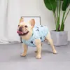 Ropa para Mascotas para Corgis, Bulldogs Ingleses, Pugs, Bulldogs Franceses, Perros de Cuerpo Corto, Engrosada para Perros Pequeños a Medianos, Chaleco de Algodón con Estampado de Bulldog 21