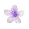Pinza de Tiburón para el Cabello con Flor de Plumeria y Flor de Bauhinia, Estilo Vacacional para la Parte Trasera de la Cabeza de Mujer, Accesorio para el Cabello