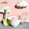 Tigela para Máscara Facial, Tigela Pequena, Pincel para Máscara Facial, Molde de Silicone, Tigela para Ajuste de Máscara, Ferramenta Grande para Spa, Tigela de Beleza, Espátula Misturadora
