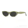 Nuevas Gafas de Sol Jennie's New Gm Estilo Ojo de Gato Retro para Mujeres con Caras Pequeñas, Montura Pequeña de Gama Alta Estilo Callejero Europeo y Americano Gafas de Sol para Chicas Populares