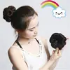 Peluca Marubeni para Cabeza de Mujer con Pinza Agarradora Tipo Nueve Flores Bolsa para Peluca de Mujer Rizo de Cabello Brácteas Flor para la Cabeza de la Novia Rizo de Cabello
